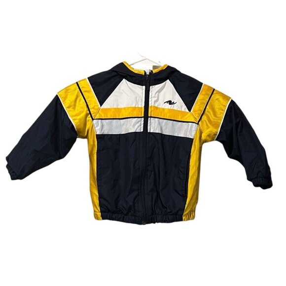 Athletic Works Boys Zip Hooded Jacket Size 3T Preppy Winter‎ Fall School - Picture 1 of 16